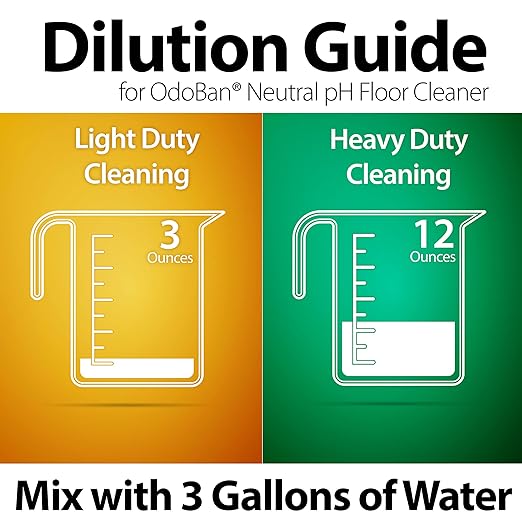 OdoBan Pet Solutions No Rinse Neutral pH Floor Cleaner Concentrate, Made in the USA, 1 Gallon, and Oxy Stain Remover, 32 Ounce Spray
