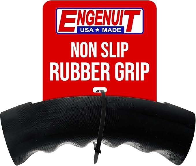 USA-Made Bucket Grip for 1-5 Gallon Buckets, Ergonomic, Durable Handle Grip for Heavy-Duty Buckets | Easy to Install, Comfortable for Gardening, Construction, DIY | Fits 5 Gal Handles - Pack of 12