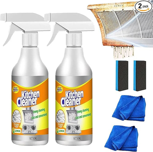 2025 NEW Bgnie Kitchen Cleaner - Sciasi Kitchen Foam Cleaner, Powerful Kitchen Foam Cleaner, Multi-Function Kitchen Foam Cleaner, Oil Cleaning Agent (2pcs)