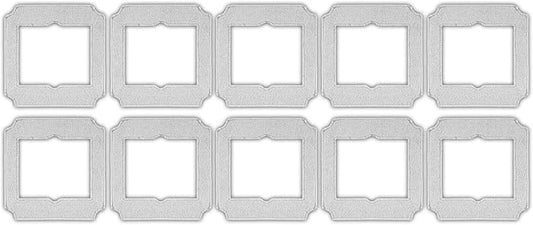 FILTERIST (10 Pack) Replacement Mop Pads Compatible with ECOVACS Winbot Mini Window Cleaning Robot Part No. W-CC02-0012, Washable Mop Cloths, Accessories Kit