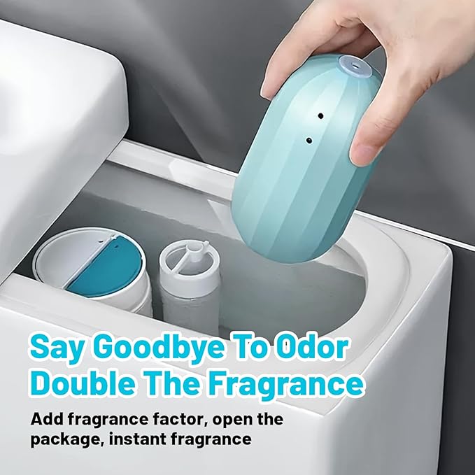 Krazy Klean Toilet Cleaner, Upgraded version，Automatic Long-Lasting Blue Toilet Cleaner, Makes It Look New