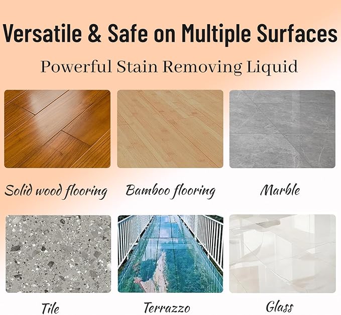 Tile Cleaner, Original Floor Cleaner Black Bottle, 0.5L Multipurpose Powerful Stain Removing Liquid, Stone and Tile Polishing Cleaner for Multi-surfaces, Kitchen, Tiles, Porcelain (2)