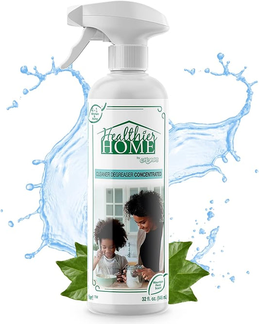 CHOMP! Cleaner Degreaser Concentrated Spray: Healthier Home's Kitchen & Home Multi Purpose Degreasing Deodorizer & Stain Remover for, Kitchens, Appliances, Stoves, Ovens, Counters, Floors, Autos 32oz