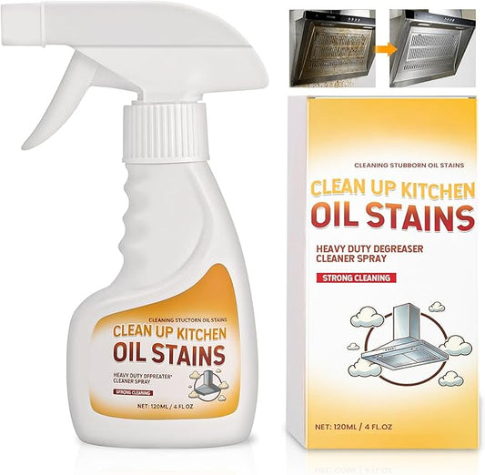 Clean Up Kitchen Oil Stain Remover, Heavy Oil Stains Cleaner, Degreaser Spray, For Cleaning Stovetop, Oven, Range Hood, Countertops, Grill, Backsplash
