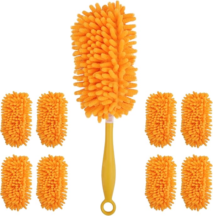 Redones Dusters for Swiffer - Reusable Duster Refill Compatible with Swiffer Hand Duster, 360 Heavy Duty Dusters Refills 8 Pack(Handle is Not Included)