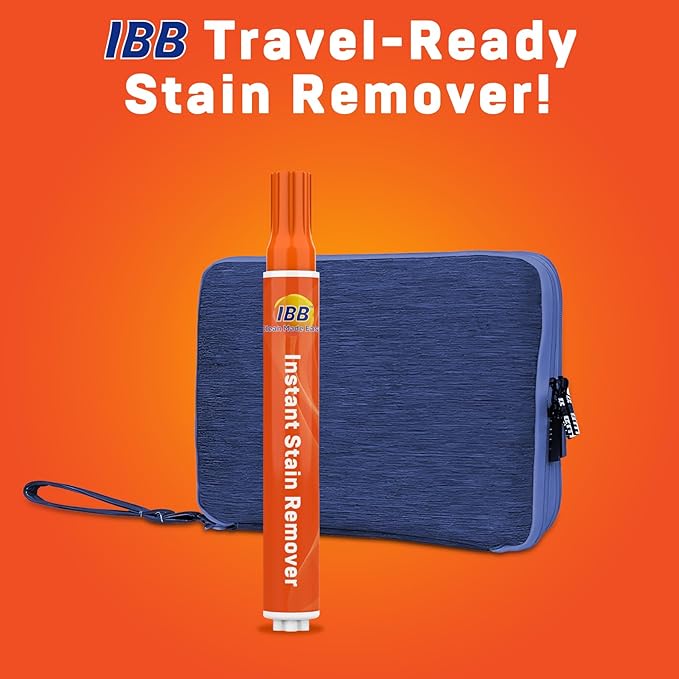 IBB Powerful Stain Remover for Clothes, Instant Spot Cleaning for All Laundry Tough Stains, Travel-Friendly & Portable Stain Remover Pen, Effective Stain Sticks, 5 Count