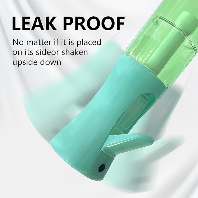 Spray Bottle for Hair Continuous Ultra Fine Mist (300ml) 360° Multi Spray Bottle for Plants, Cleaning, Skin Care Leakproof & Durable 2 Pack