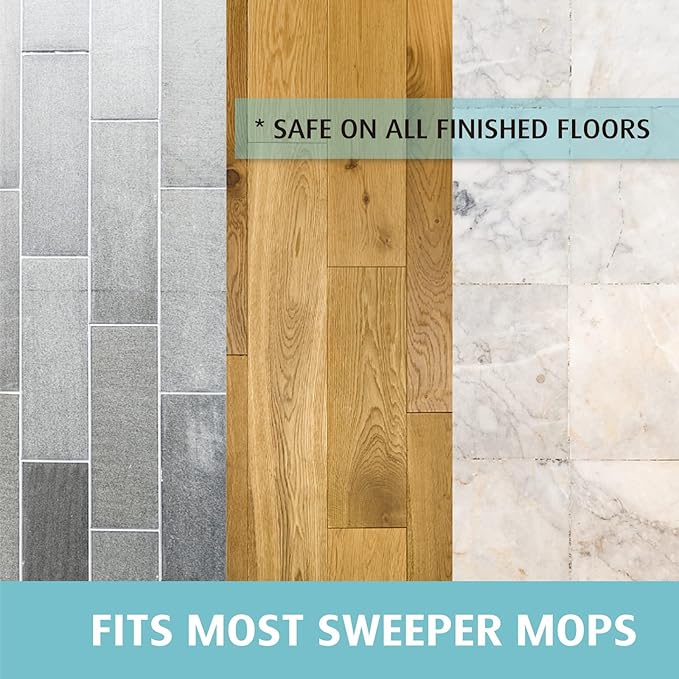 Upgraded Wet Mop Refills for Swiffer Sweeper Wet Pads, 60 Count