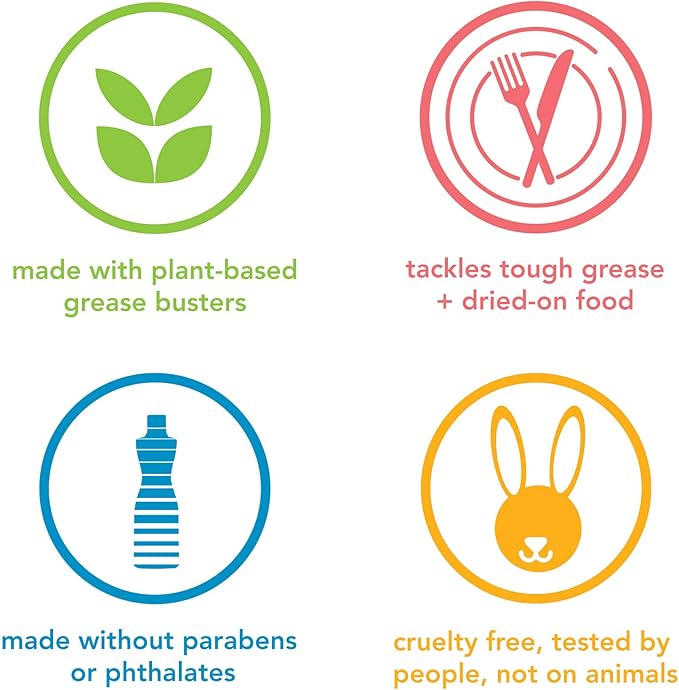 Method Gel Dish Soap Refill, Lime + Sea Salt Scent, Powerful Cleaning Formula, Large Refill Tub, Biodegradable Formula, Cuts Through Grease, 54 Fl Oz