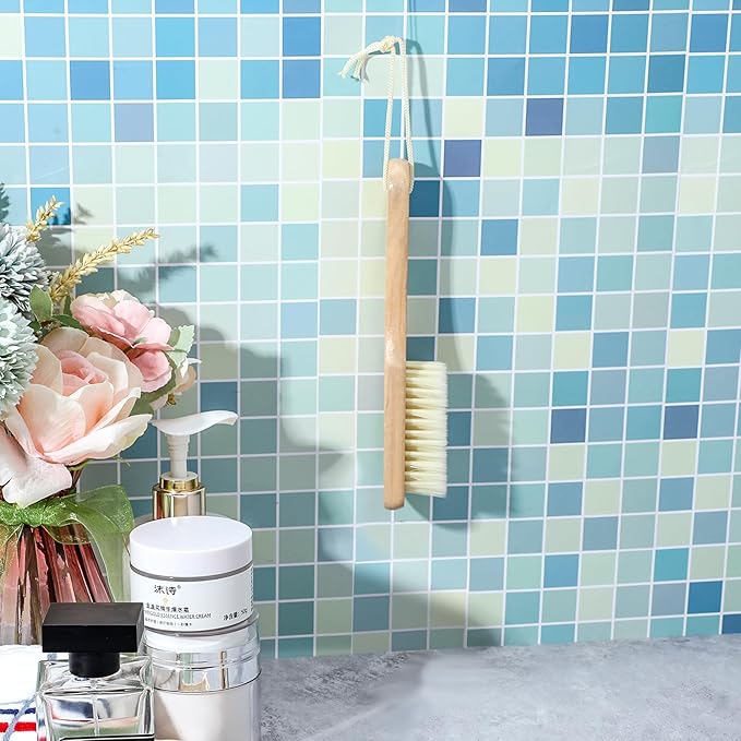 2Pcs Laundry Stain Brush Portable Stain Remover Tool with Soft Bristle Natural Soft Boar Bristle Brushc Small Wood Brush for Home Small Spaces Shoes Clothes Delicate Fabric Knits Cotton Linen Cleaning