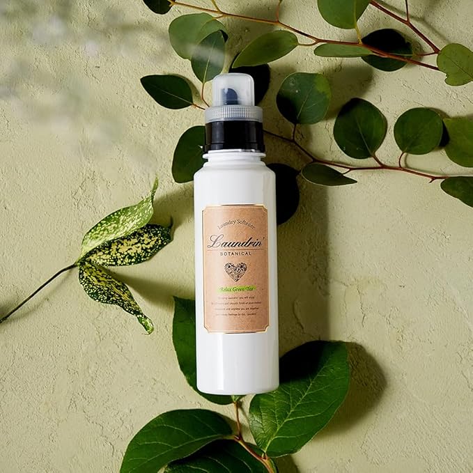 Laundrin Botanical Laundry Softener Relax Green Tea, 2pk - Fabric Softener Liquid - Eco-Friendly & Plant-Based Softener - Laundry Scent Boosters - Laundry Fabric Softener - Fabric Scent Softener