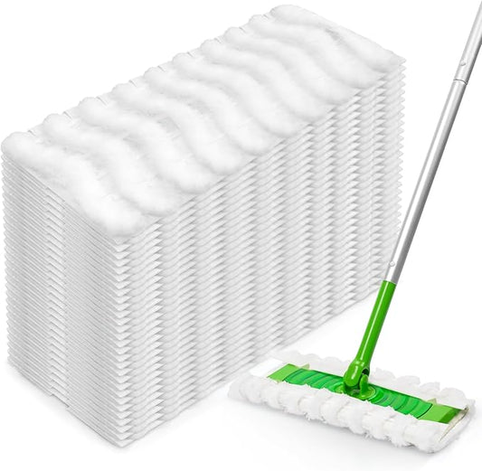 AIR U+ Dry Mop Pads for Swiffer Sweeper Heavy Duty Pet Sweeping Refills Cloths Cleaning Hardwood Floor Dust and Hair, Disposable, Unscented, 30 Count