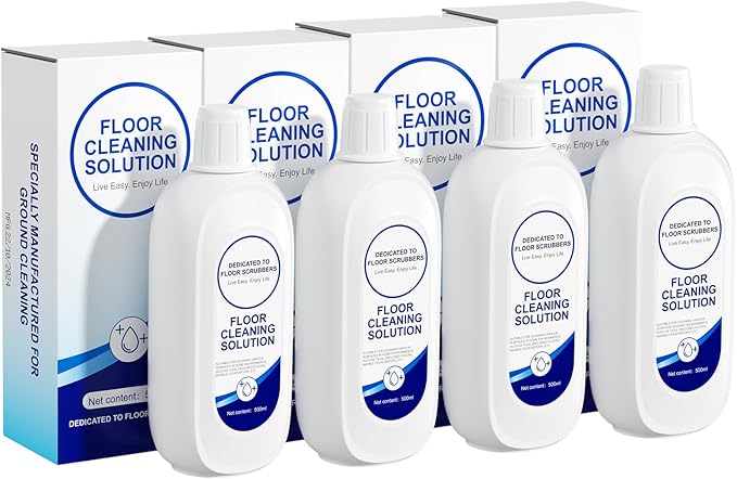4pcs Floor Cleaning Solution Compatible With Tineco Cleaning Solution, Deep Clean For Floors, Child And Pet Friendly, Dissolve Grease And Stubborn Dirt, Suitable with Tineco All Vacuum Mops