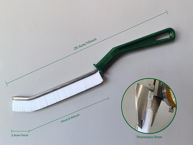 New Crevice Cleaning Brush, Hard-Bristled Washing Brush, Corner Edge Cleaning Brush, Multifunctional Gap Brushes for Kitchen countertop Surfaces, Windows Groove, Tiles & Faucets - 3PCS