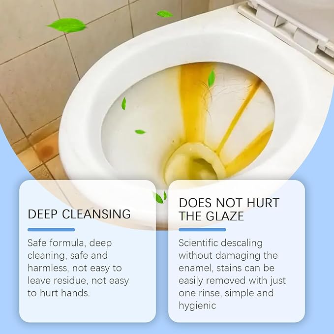 ANRUI New Splash Cleaner Foaming For Toilet, Foaming Toilet Cleaners, Powerful Instant Bowl Cleaner for Toilets Bowl Squatting Pans (12, 2boxes)