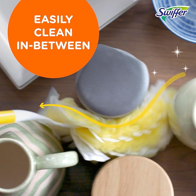 Swiffer Dusters Heavy Duty Multi-Surface Duster Refills for Cleaning, Unscented, 11 Count (Pack of 3)