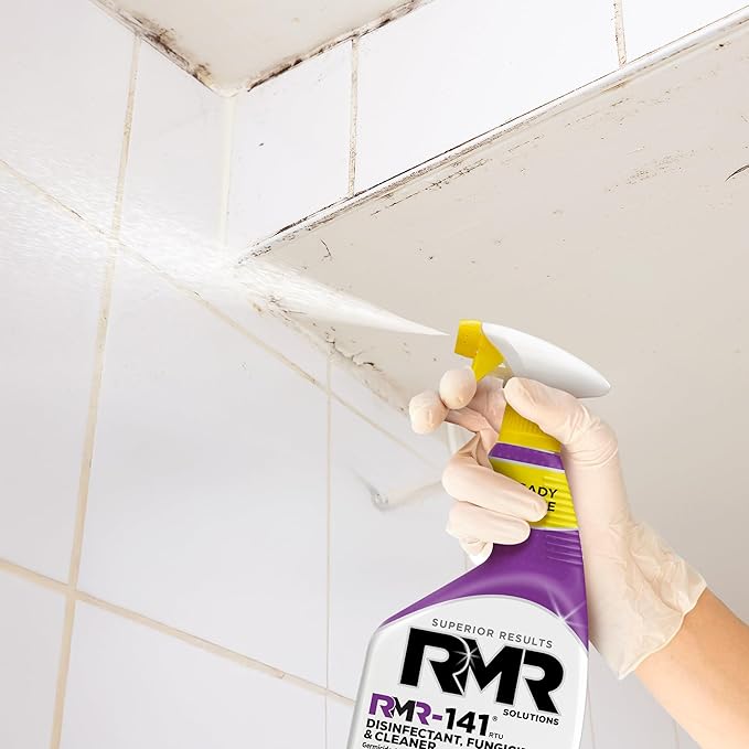 RMR-141 EPA Registered Mold and Mildew Killer, Eliminates Odors, Removes Mold, Mildew, Bacteria, and Viruses, 32-Ounce Bottle