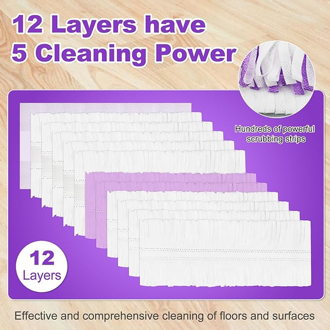 30 Pack Valuable Disposable Mopping Pad Refills Compatible with Swiffer PowerMop, Power Mop Refill Pads Replacements for Swiffer Power Mop Spray Mop Dry&Wet Pads Refills for Multi-Surface Floor Clean
