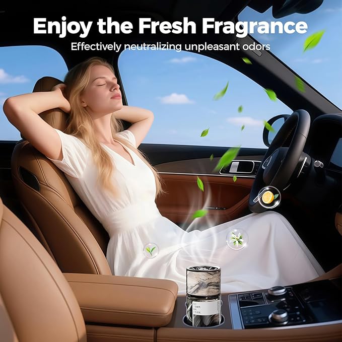 BEBAS Car Air Freshener Diffuser, Cologne Scent Essential Oil Car Diffuser, Long Lasting Automotive Air Fresheners Perfume, 160ml Car Fragrance Armotherpy Bottle for Men Women(1 Pack, Cologne)