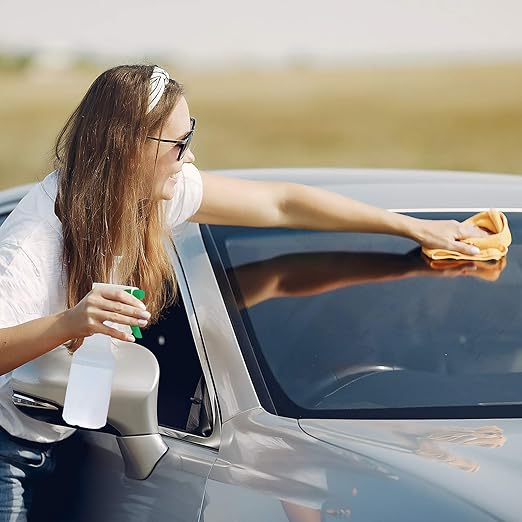 Cosywell Plastic Spray Bottle Nozzle Heavy Duty Spraying Bottle Replacement Part Leak Proof Mist Water Bottle Spray Nozzle for Chemical Cleaning Solutions All-Purpose Adjustable Head Sprayer 4PCS