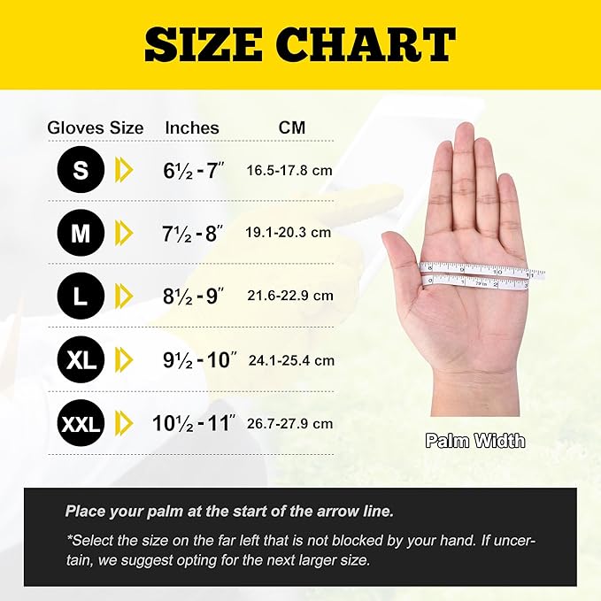 TitanFlex Heavy Duty Nitrile Gloves, 6 Mil Yellow Raised Diamond Texture, Mechanic Disposable Gloves, Latex Free