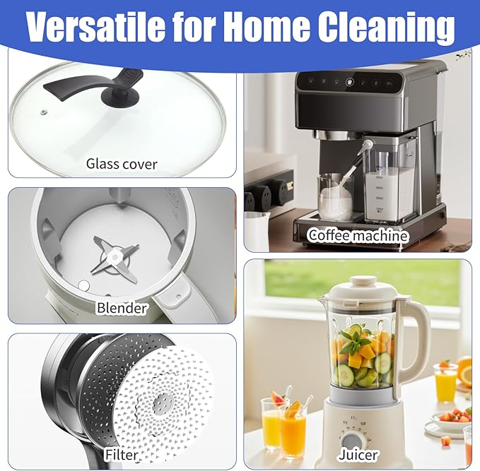 7 Pcs Washing Machine Cleaning Brush Set, Front Load Washer Scrub Cleaner Tools Accessories 2 Drum Laundry Cleaner Brushes and 5 Crevice Brushes, Small Thin Tools for Tight Spaces Rubber Seal