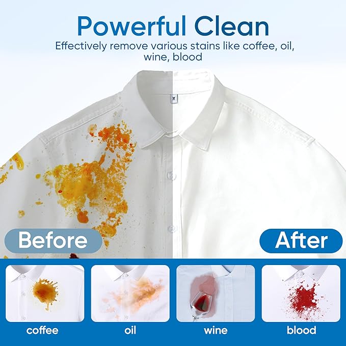 Fragrance Free Laundry Detergent Sheets Travel Eco-friendly 300 Loads Fisroa Clothes Washing Detergent Sheets Plastic-Free Washer Strips, Unscented Liquidless Laundry Strips Tablet