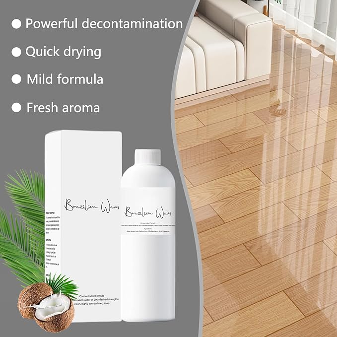 New Brazilian Waves Mop Soap, Mop Soap For Floor Cleaning, Mop Soap Brazilian Wave, Mop Soap Brazilian Waves, Multipurpose Mop Soap For Home Cleaning-120ML