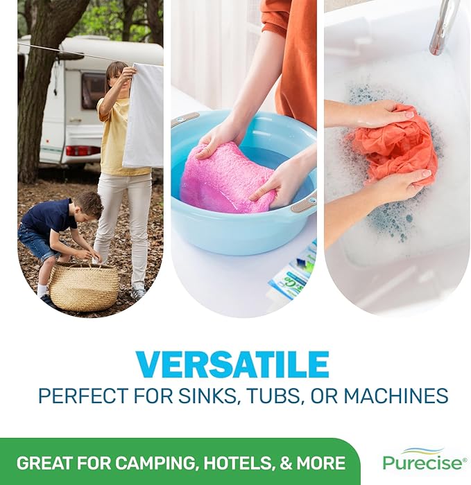 Purecise - Toss & Go - Fresh Meadow Laundry Detergent Sheets - Powerful Clean, No Mess, Fast-Dissolving, No Residue - 60 Loads - 30ct Pack of 1