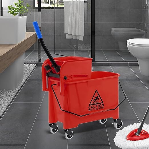 3" Mop Bucket Wheels Replacement, Non-Marking TPR Castors Set of 4 for Rubbermaid Models 7570-L2, 7571,7580,7581,7582 7583