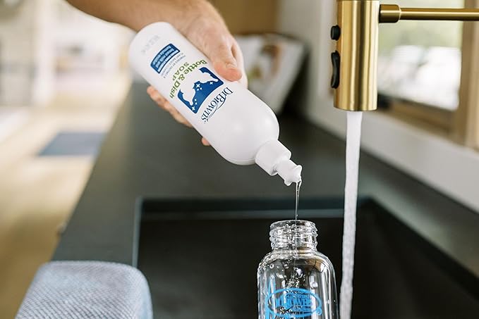 Dr. Brown's Bottle & Dish Soap for Baby Bottles and Baby Accessories, Plant-Derived, Fragrance-Free, 16 fl oz, 3 Pack