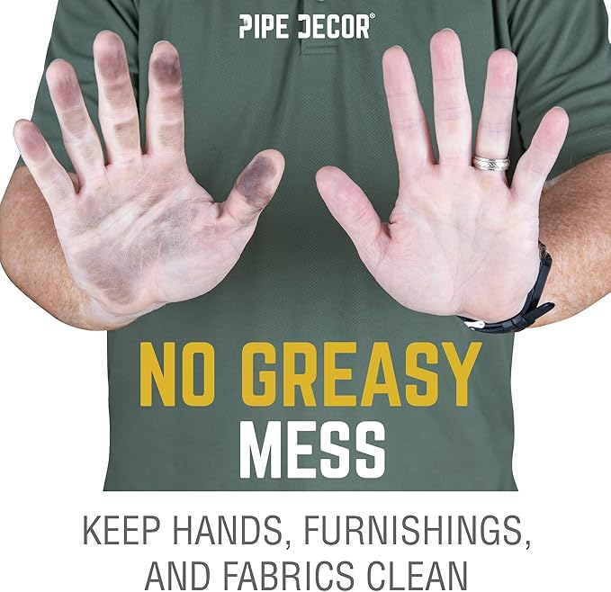 PIPE DÉCOR Degreaser Kit Cleans and Protects Pipe Décor Kits and Projects Includes 16 oz Degreaser, 4 oz Sealer, Rag for Degreaser, Applicator Brush for Sealer