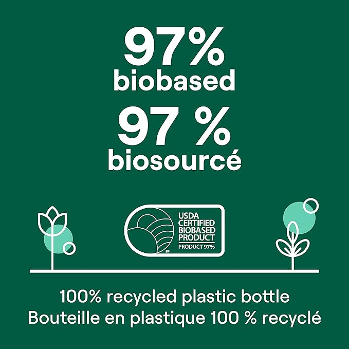 Seventh Generation Fresh Citrus Scent Liquid Laundry Detergent, 60 Loads, Dyes Free, 90 Fluid Ounces (Pack of 4)