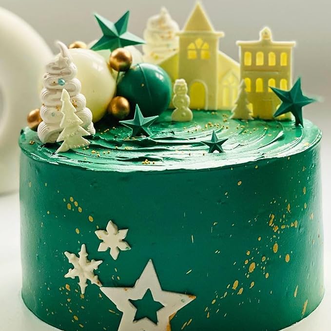 Moon Stars Silicone Fondant Molds Chocolate Candy Baking Molds for Gumpaste Sugarcraft Tool Cake Decorating Tools Epoxy Resin DIY Polymer Clay