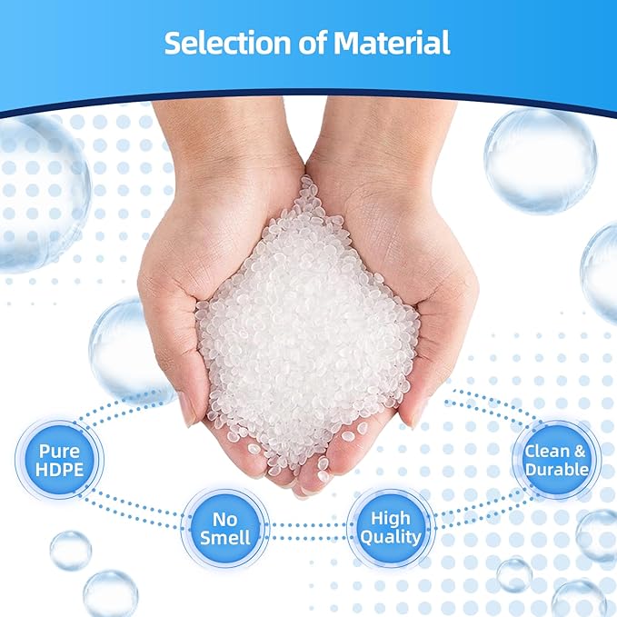 KUK 4 Gallon Drawstring Trash Bags - 120 Count White Small Garbage Bags, Unscented Strong Plastic Waste Basket Liners for Home/Office/Car, Fits 10-15 Liter Bins, 6 Rolls with Tear-Free Design