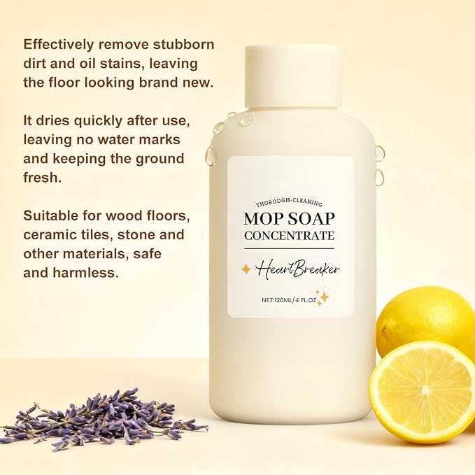 Mop Soap, 2025 New Aroma Mop Soap, Highly Scented Brazilian Waves Mop Soap for Floor Cleaning, Leaves a Luxury Lasting Scent, Multisurface Deep Cleans Tough Floor Stains