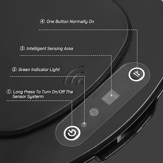 Automatic Bathroom Garbage Bin with Lid, 5 Gallon Touchless Trash Bin, Smart Electric Narrow Waterproof Trash Can for Toilet, Office, Kitchen, Bedroom, Living Room