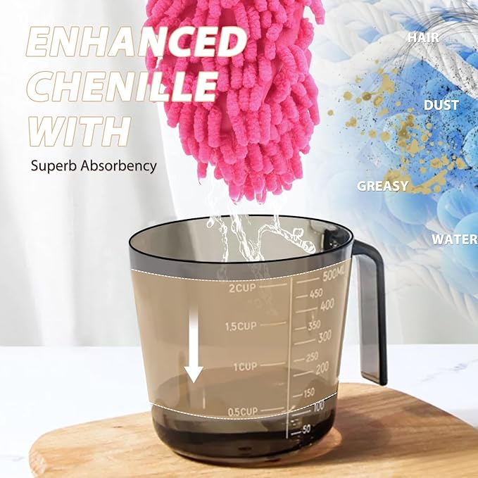 8 Pcs Mop Slippers Socks Floor Cleaning,Microfiber Shoe Covers dust Washable Reusable for Woman Man House Kitchen (Rose)