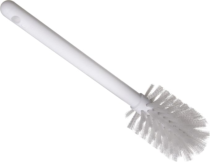 SPARTA 367600TC02 Plastic Household Dish Brush, Dish Brush, Dish Scrub Brush With Lightweight and Break Resistant for Cleaning, 11 Inches, White, 2.5" Width x 2.75" Height (Pack of 6)