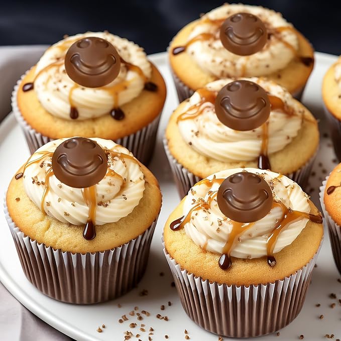 4 Pcs Chocolate Candy Silicone Molds, 3D Cute Smiley Face Silicone Molds, Non-stick Emoticon Themed Baking Moulds for Homemade Treats Dessert Chocolate Bomb Jelly Candy Cute Ice Trays