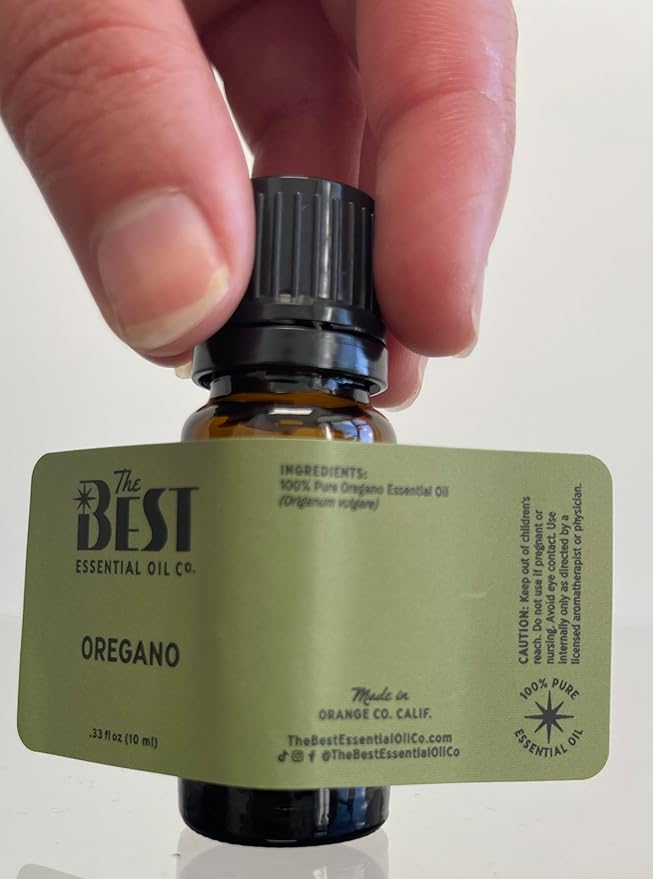 The Best Oregano Essential Oil- Premium Grade- 100% Pure & Natural for Aromatherapy, Diffuser, Spa, Massage, Air Freshener- 10 ml (.33 fl oz)