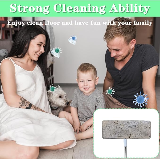 10 Pcs Flat Mop Pads, 13" X 4.7" Microfiber Mop Cleaning Pads, Microfiber Mop Pad/Refill/Head, Mop Pads Washable, Pads Replacement for Flat Mop or Mop Bucket Set