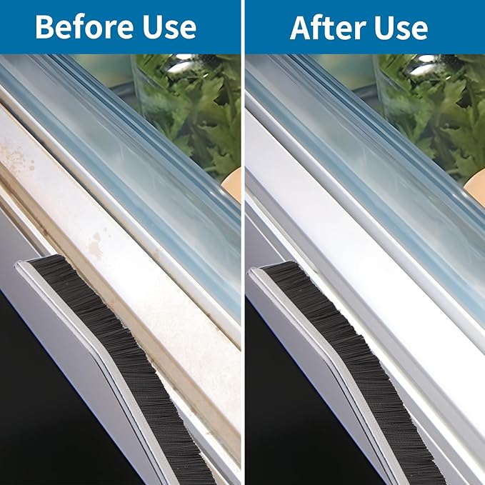 Crevice Cleaning Brush Cleaning Tools Cleaning Supplies Grout Brush Scrub Brush Toilet Brush for Household Use for Cleaning Bathroom Kitchen 3 Pcs (Black)