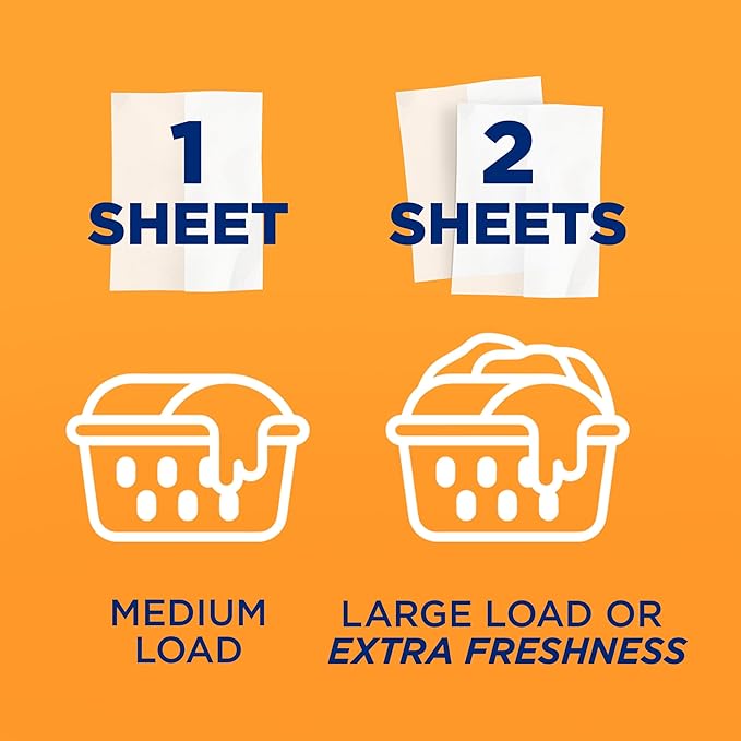 ARM & HAMMER Fabric Softener Sheets, 100 sheets, Purifying Waters