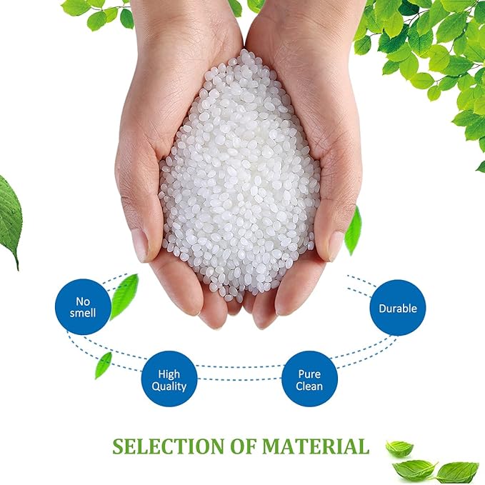 1.6 Gallon/220pcs Strong Drawstring Trash Bags Garbage Bags by Teivio, Bathroom Trash Can Bin Liners, Code b fit 6 Liter, Small Plastic Bags for home office kitchen