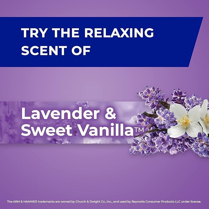 Hefty Ultra Strong Tall Kitchen Trash Bags Variety Pack, Cinnamon Pumpkin Spice & Lavender Sweet Vanilla Scents, 13 Gallon, 20 Count Each, 1 CT