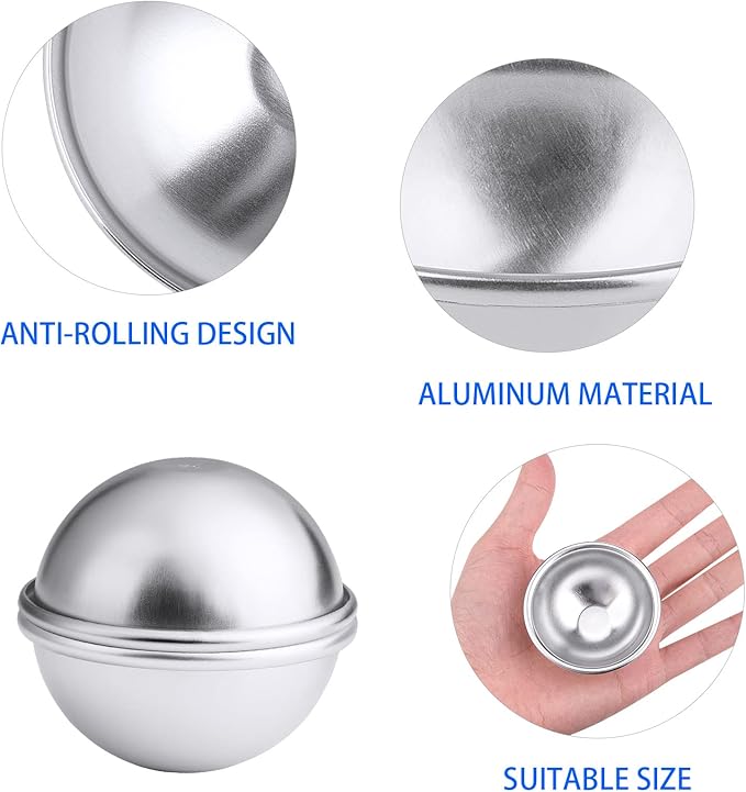 20PCS 10 Set Bath Bomb Mold Kit, Soap Mold & Bath Bombs Press for DIY Making Supplies