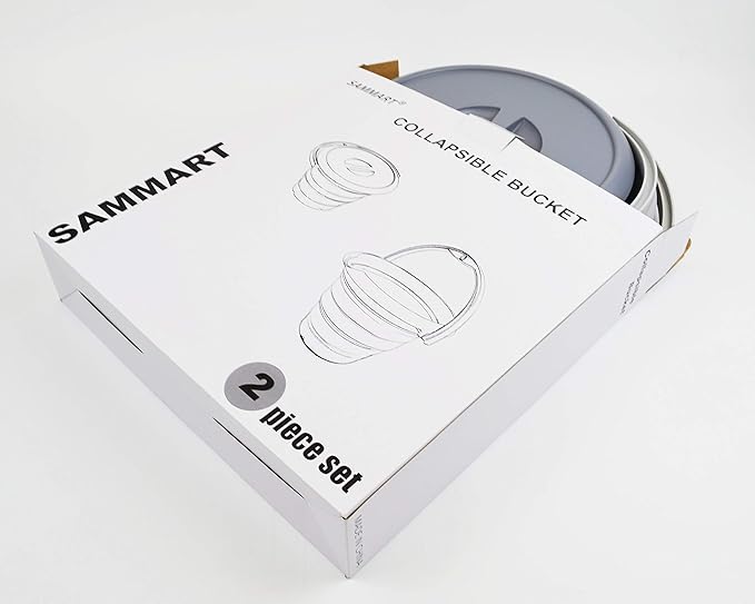 SAMMART Collapsible Bucket Set (5L + 10L)