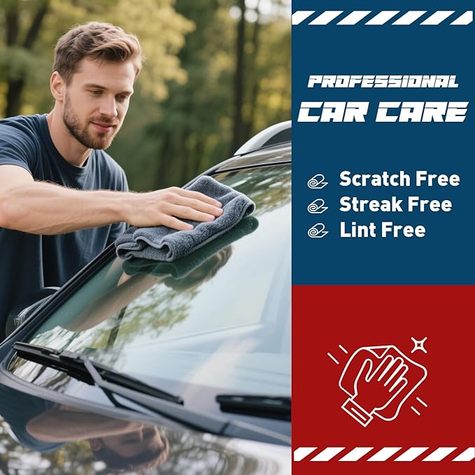 Microfiber Cleaning Cloths Bulk Pack-150 Pack, Microfiber Towels Bulk, Towels for Cars, Cleaning Rags Gray (12x12 inches)