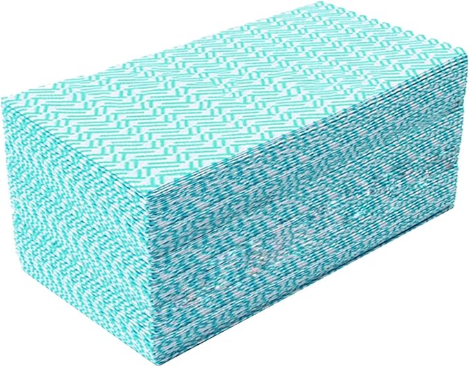 KMAKII Handi Wipe Reusable Cloths - Multi-Purpose Cleaning Cloths and Towels, Absorbent, Quick-Dry, Durable Wipes for Kitchen and Home, Green, 11.8 x 21 inches, Pack of 40